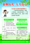 森林防火宣传海报