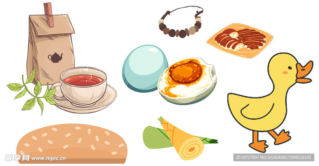 卡通免抠图素材