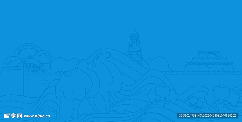 榆林元素背景墙