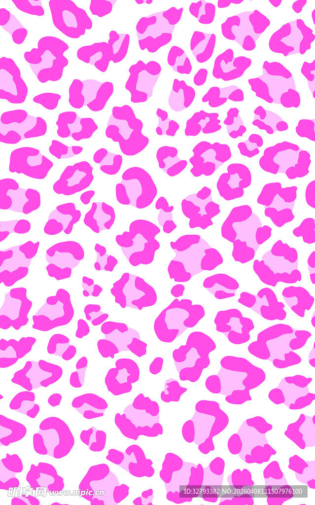 粉色豹纹图案背景