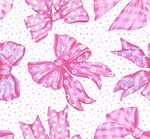 粉色蝴蝶结图案背景