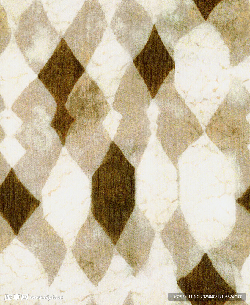 几何菱形拼接纹理图案