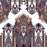 精美佩斯利花纹图案设计