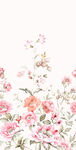 粉色花卉图案背景图