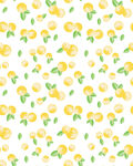 柠檬花卉无缝图案背景