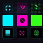 炫酷科技感几何图形元素