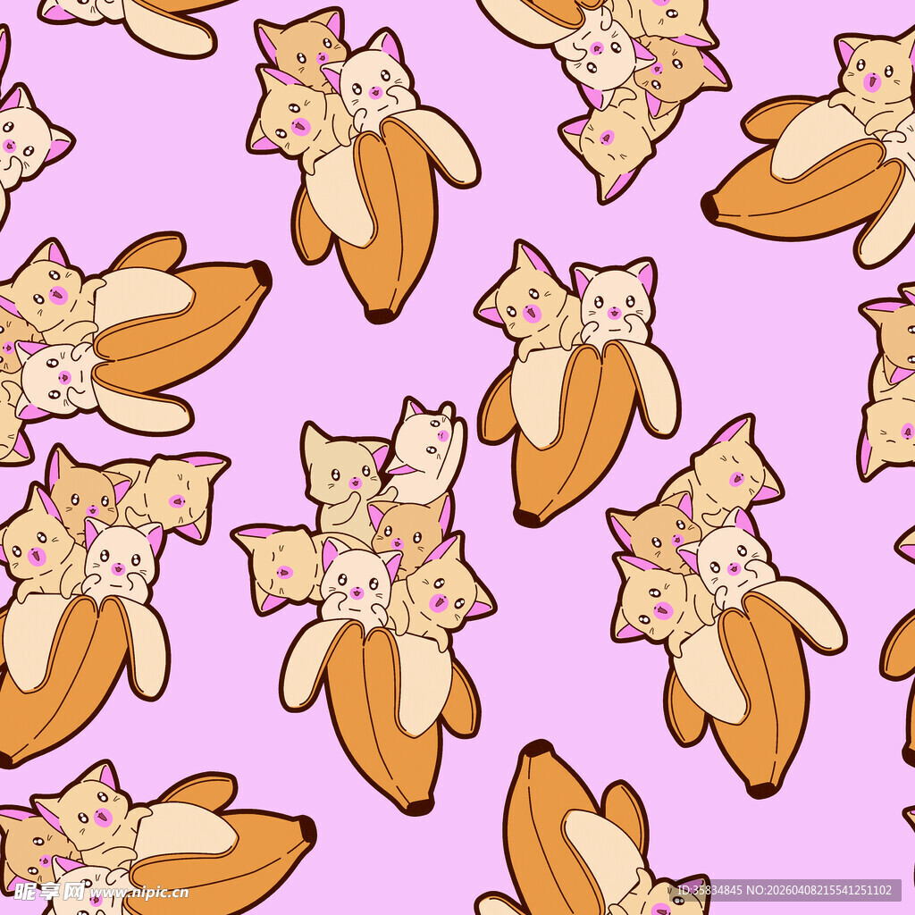  香蕉 图案 设计 