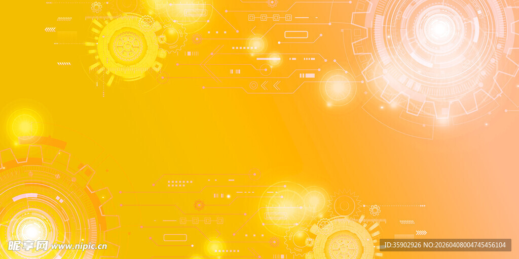 梦幻暖黄色光斑背景图