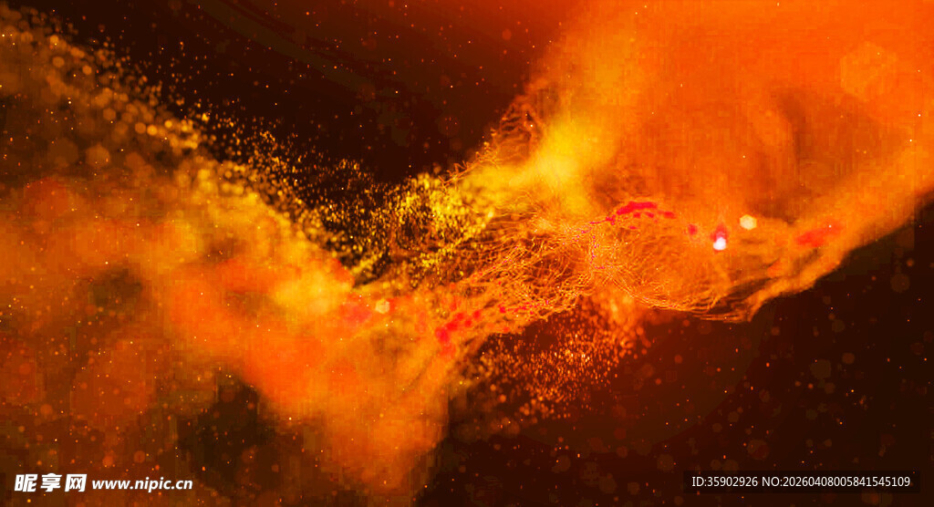 火焰烟雾特效背景图