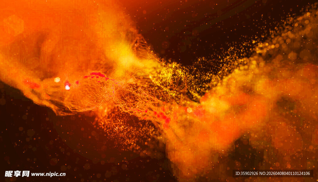 火焰特效炽热能量涌动