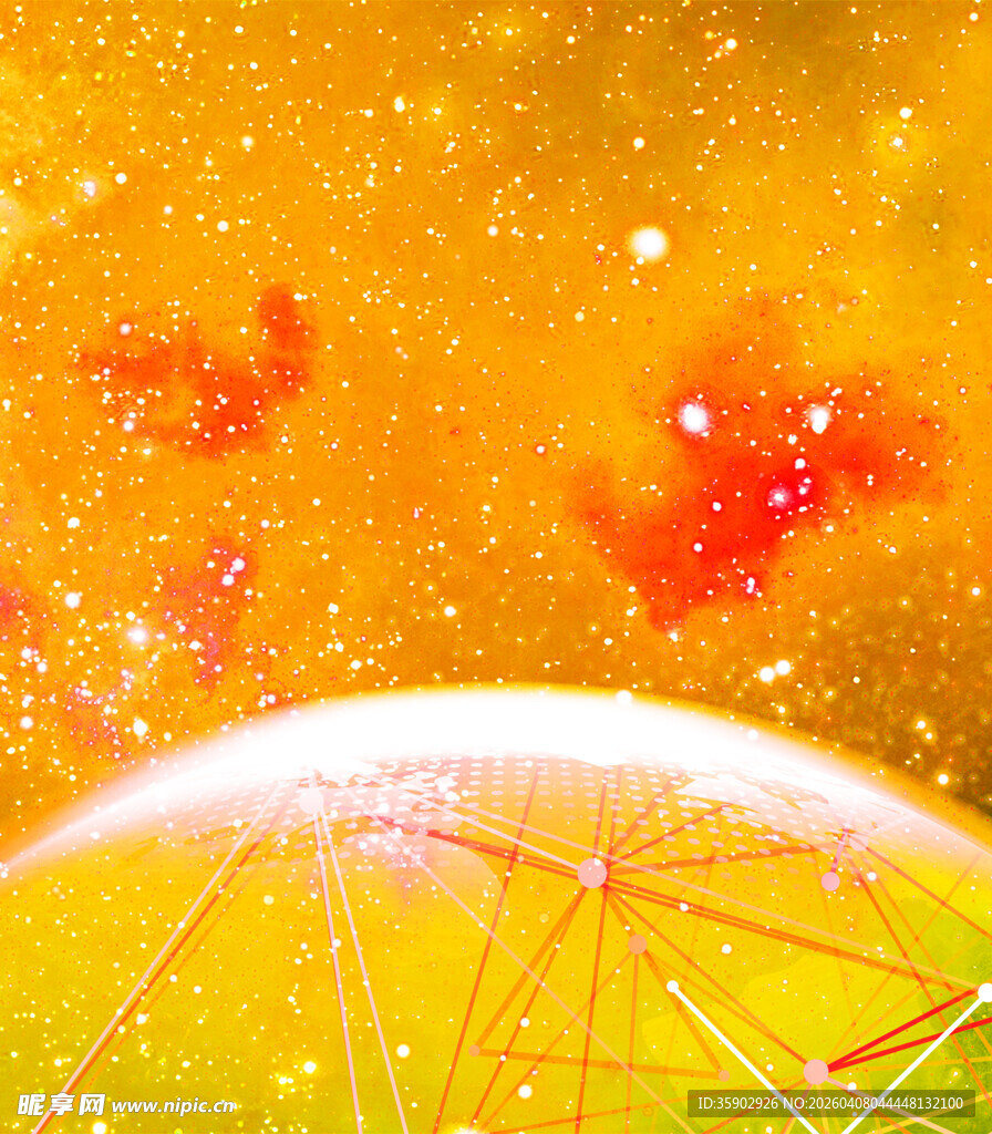 梦幻秋叶飘落的绚丽景象