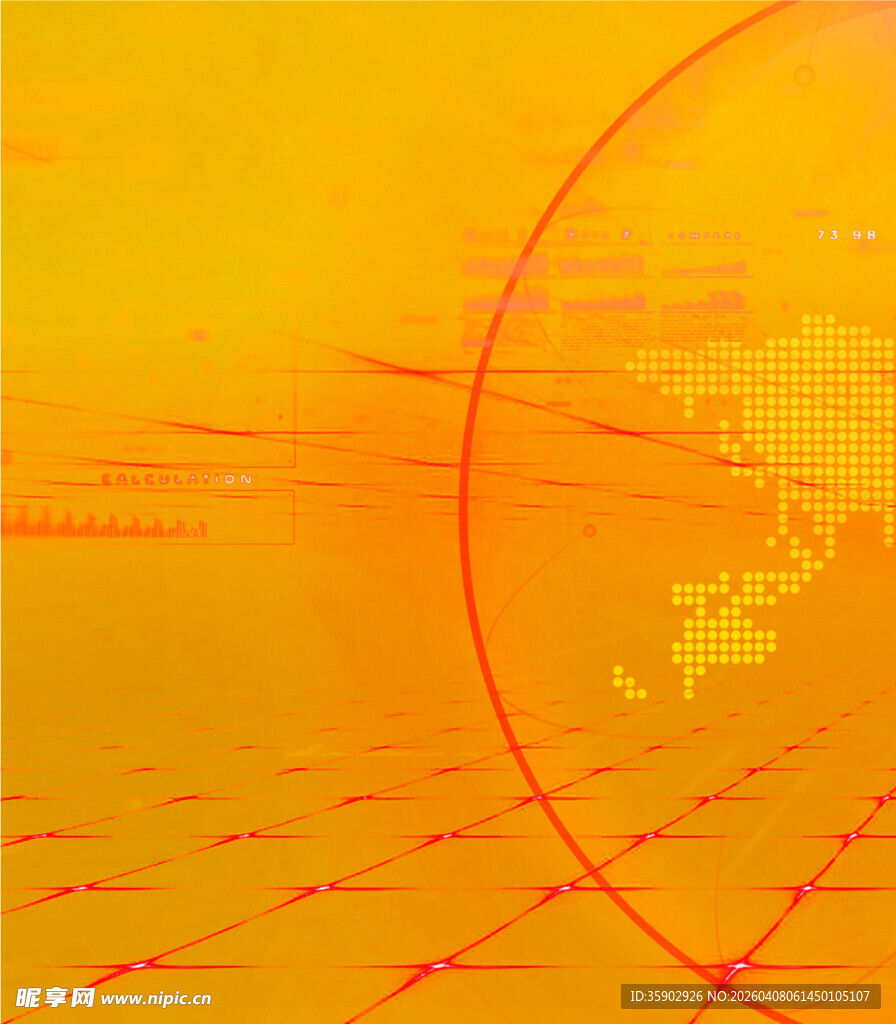 全球数据交互背景图