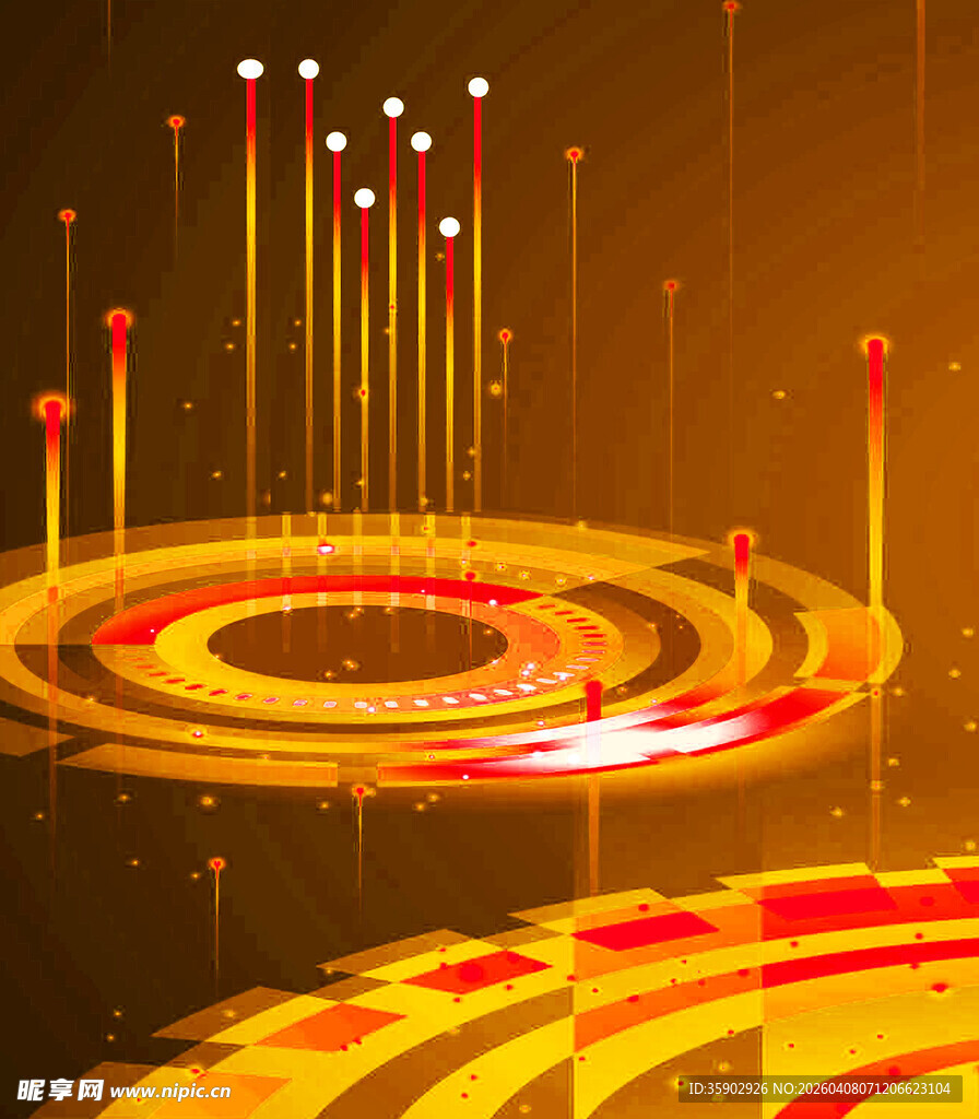 炫彩科技感环形动态光效