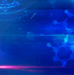 科技感蓝色梦幻背景画面