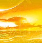 金色未来科技城市景观