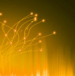 金色光线粒子动态背景图