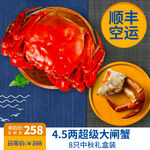 超级大闸蟹顺丰空运