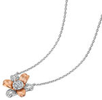 花朵造型钻石项链