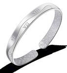 简约银手镯 尽显优雅气质