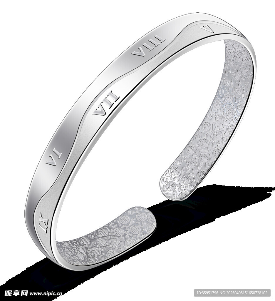 简约银手镯 尽显优雅气质