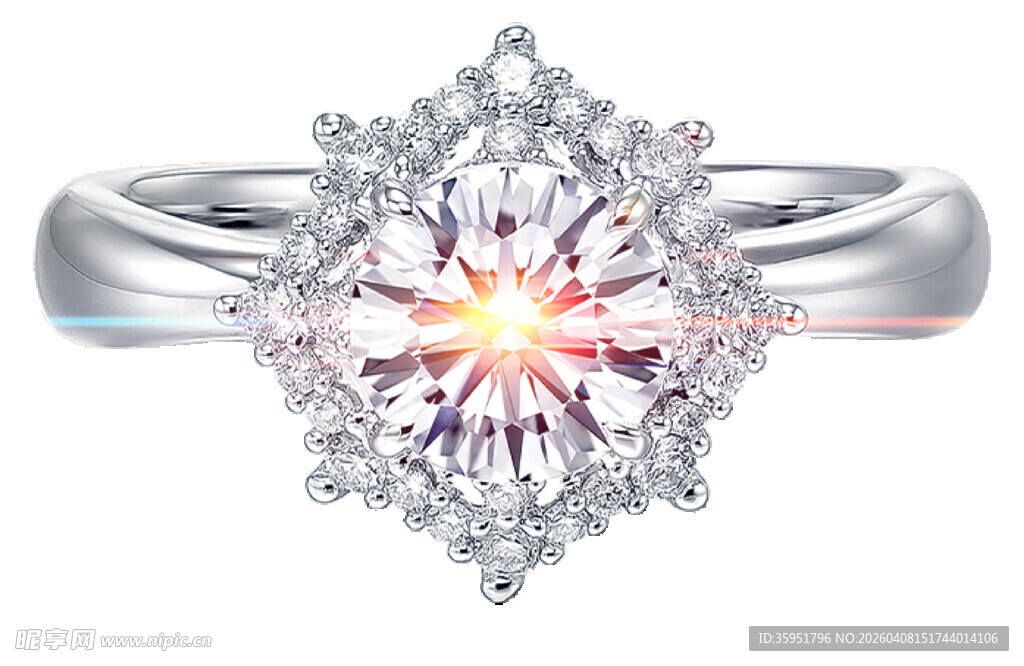璀璨钻石戒指闪耀夺目