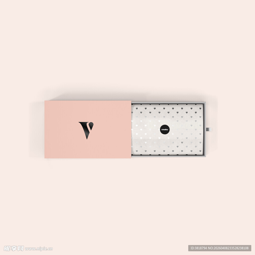 粉色简约字母造型U盘样机