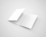 三折页空白折页设计展示样机