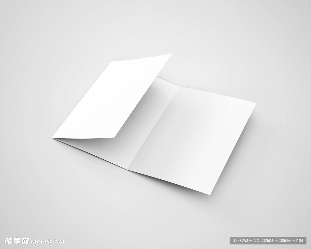 三折页空白折页设计展示样机
