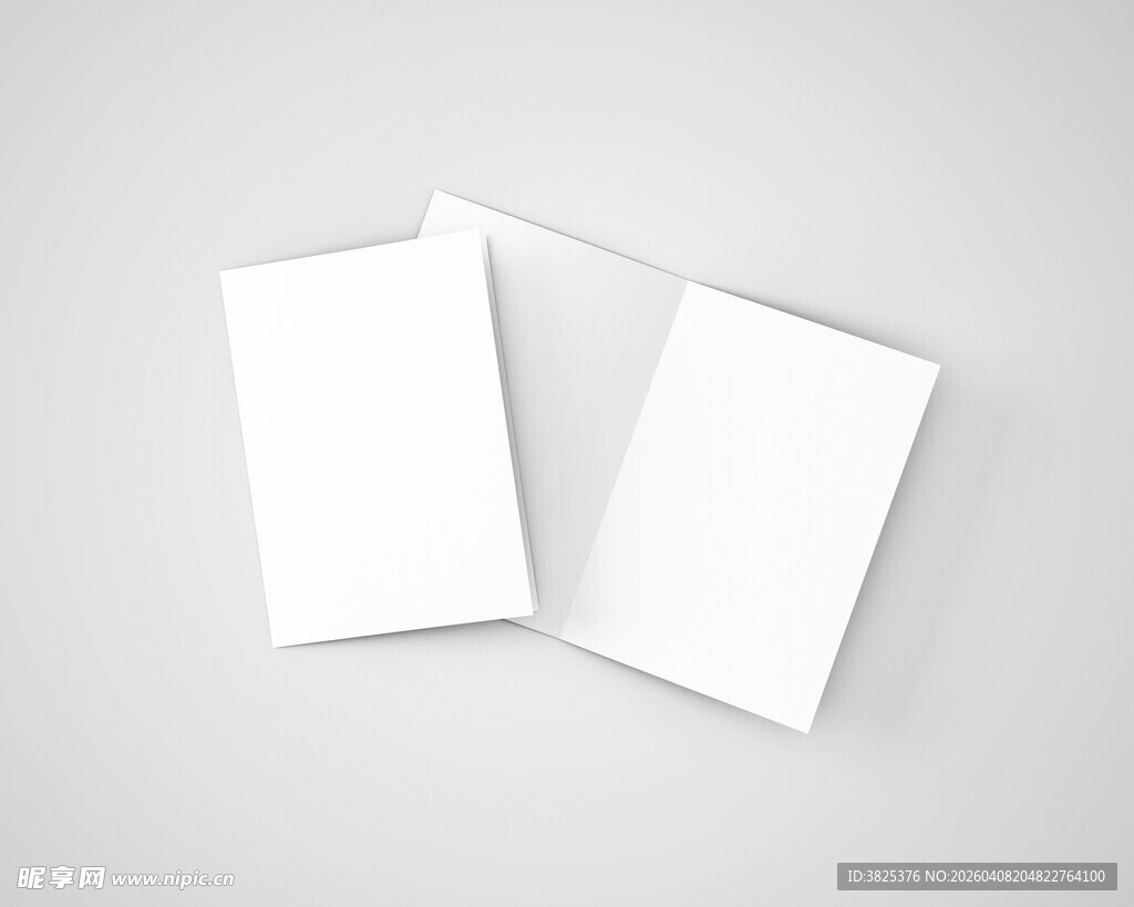 空白A5画册设计展示样机