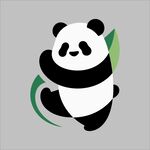 可爱熊猫卡通形象