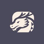 龙形简约图标设计