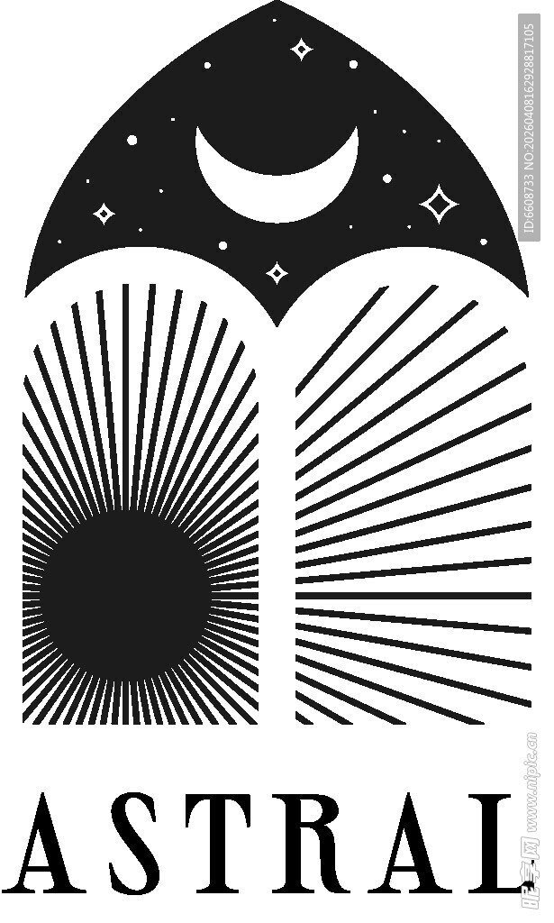 神秘星象标志设计