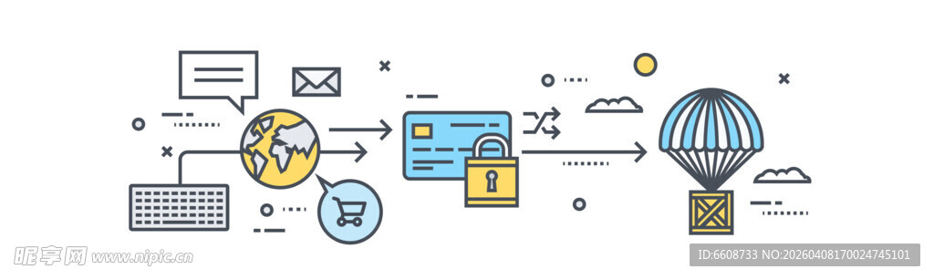 科技互联概念图示