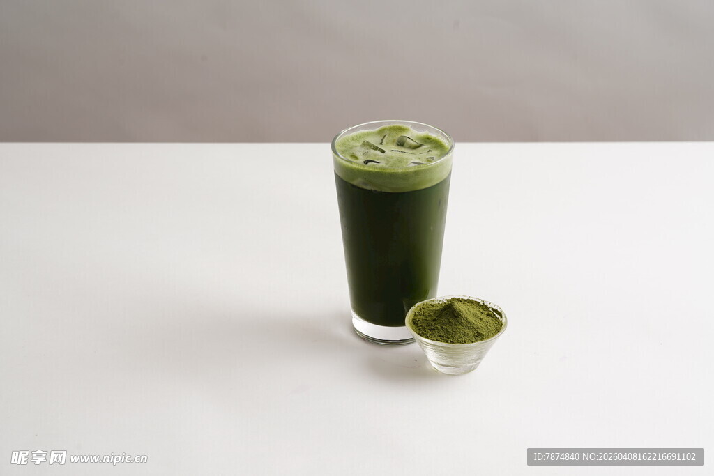 抹茶饮品 清新绿意满满