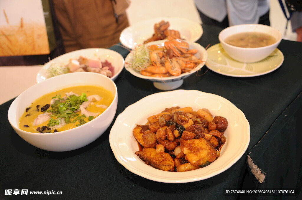 多样美味中式菜肴展示