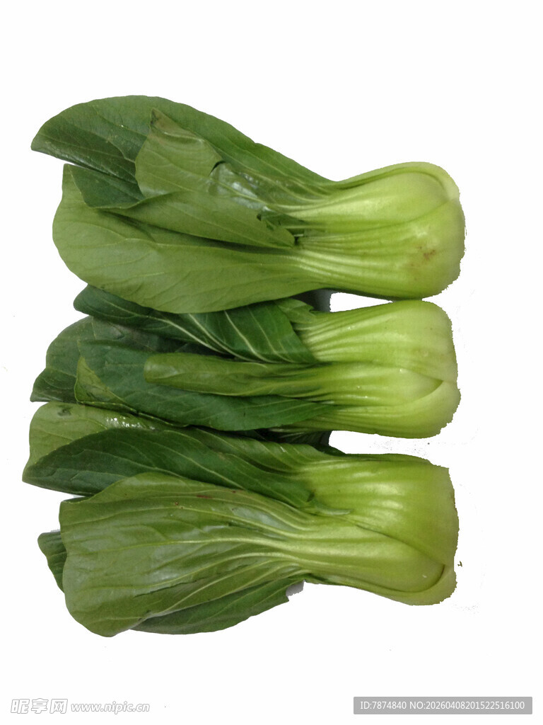 新鲜堆叠的翠绿青菜