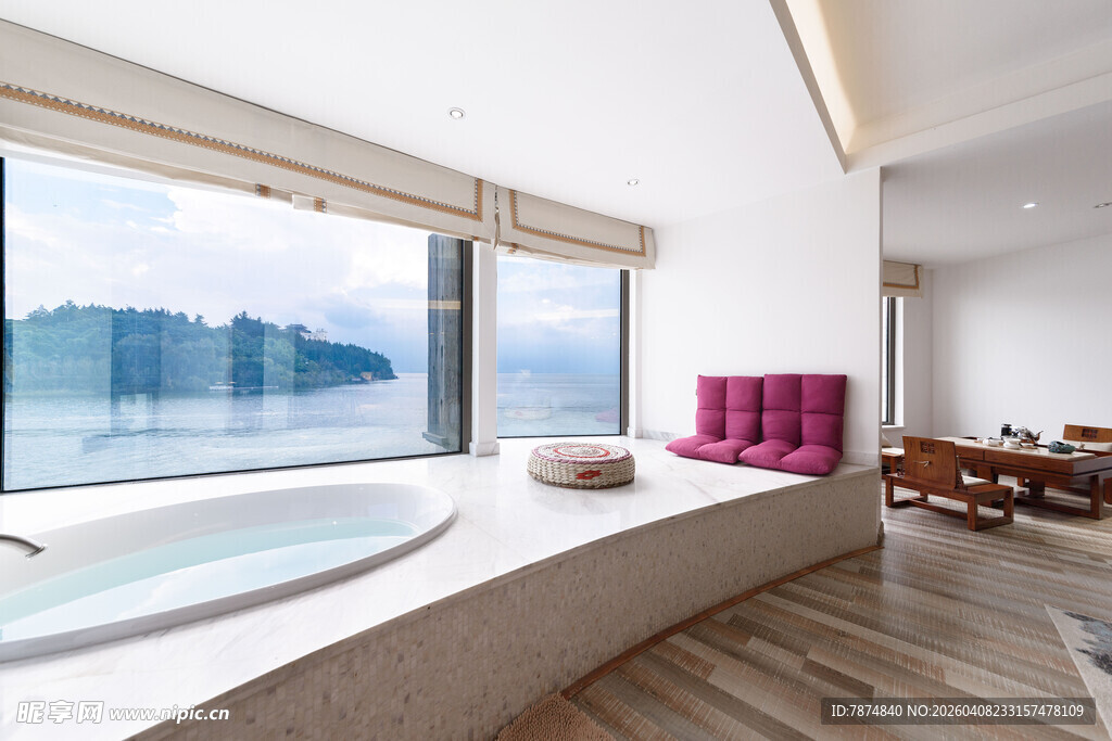 现代海景浴室 惬意空间