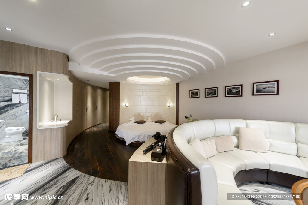 现代风格豪华卧室室内设计