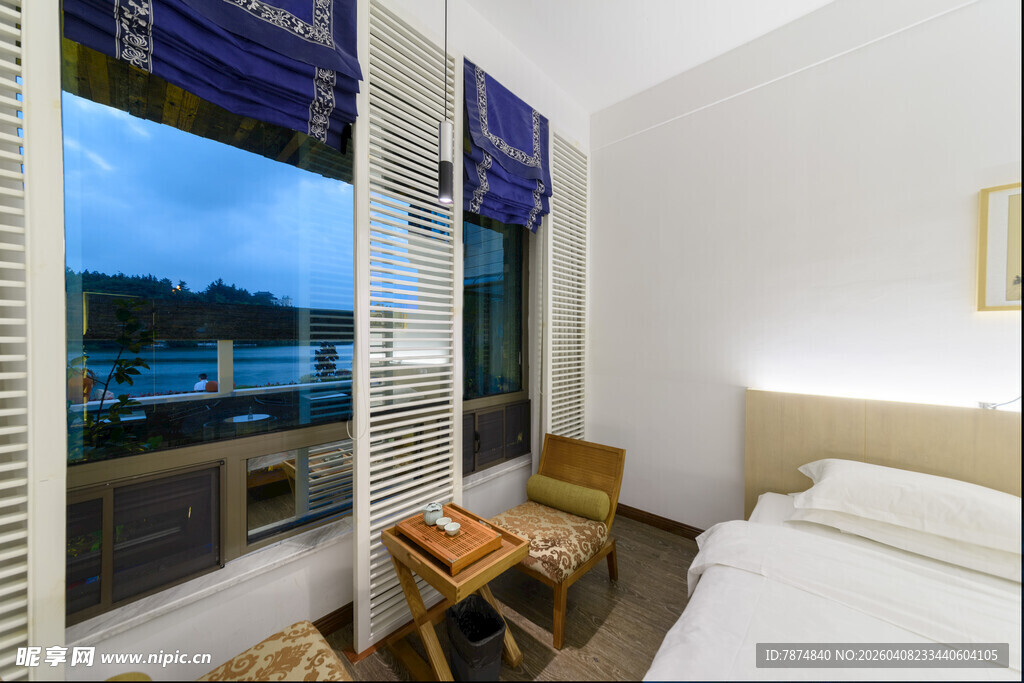 海景卧室 舒适惬意的休憩空间