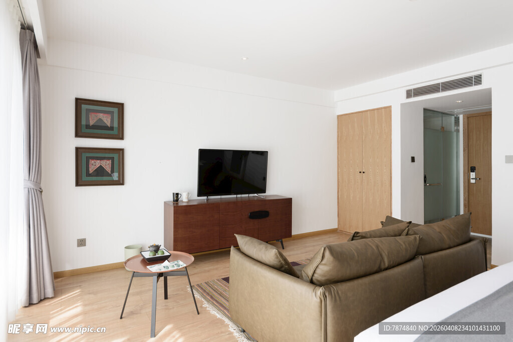 现代简约风格客厅室内图