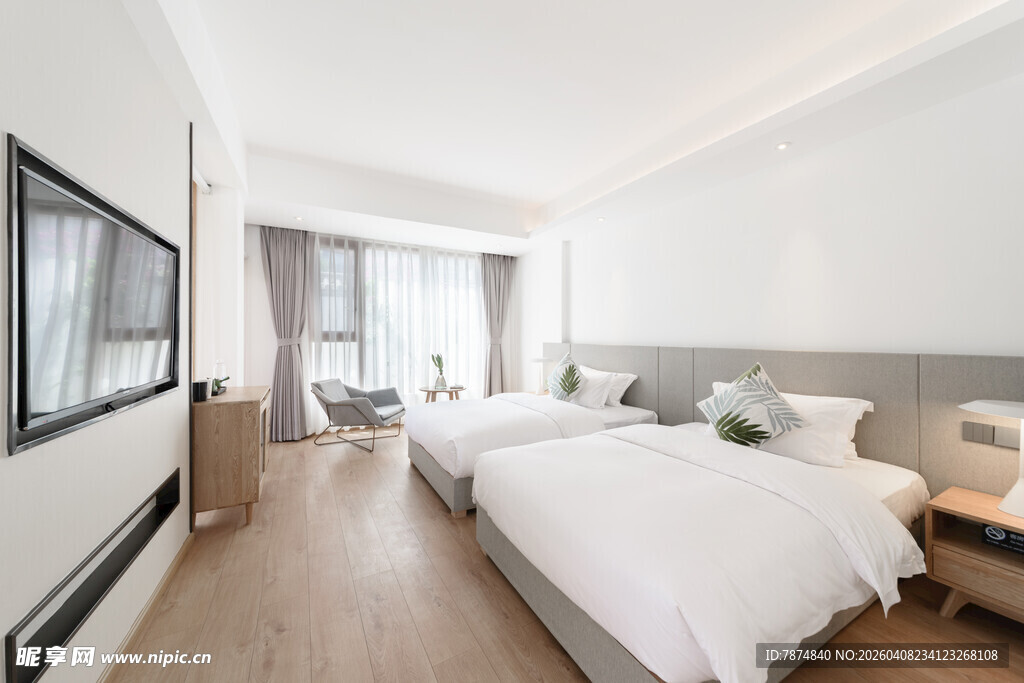 现代简约风格温馨卧室