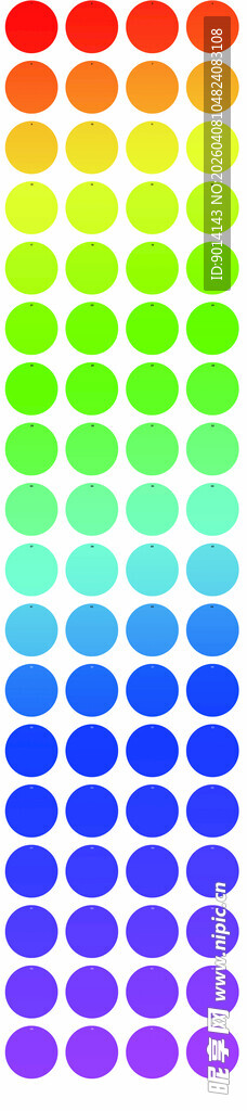 多彩圆点图案背景