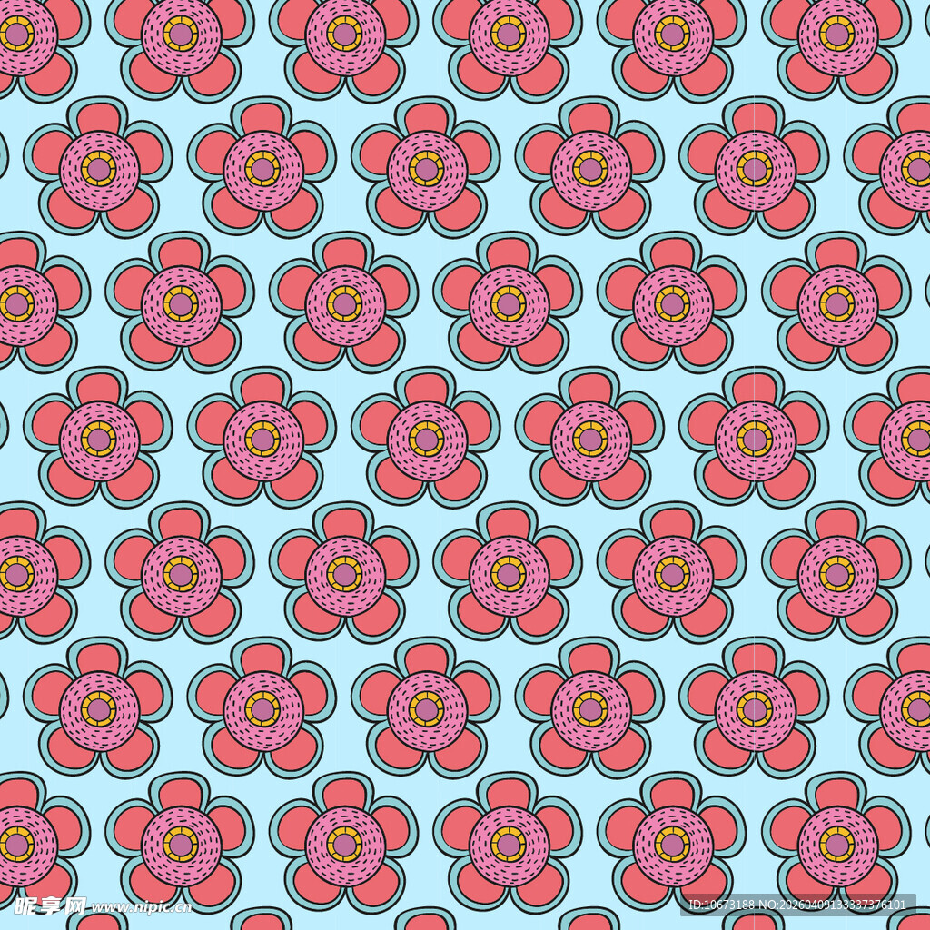花朵矢量图背景