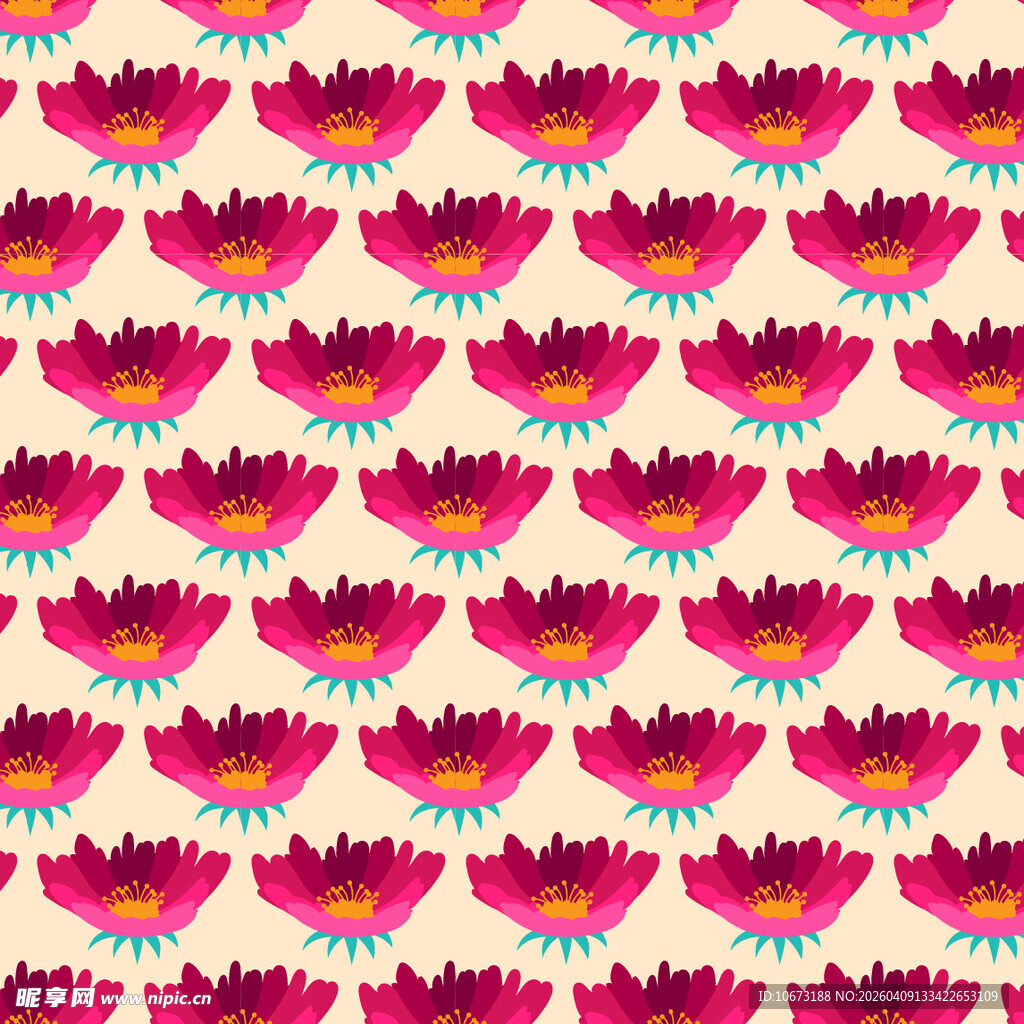 花朵矢量图背景
