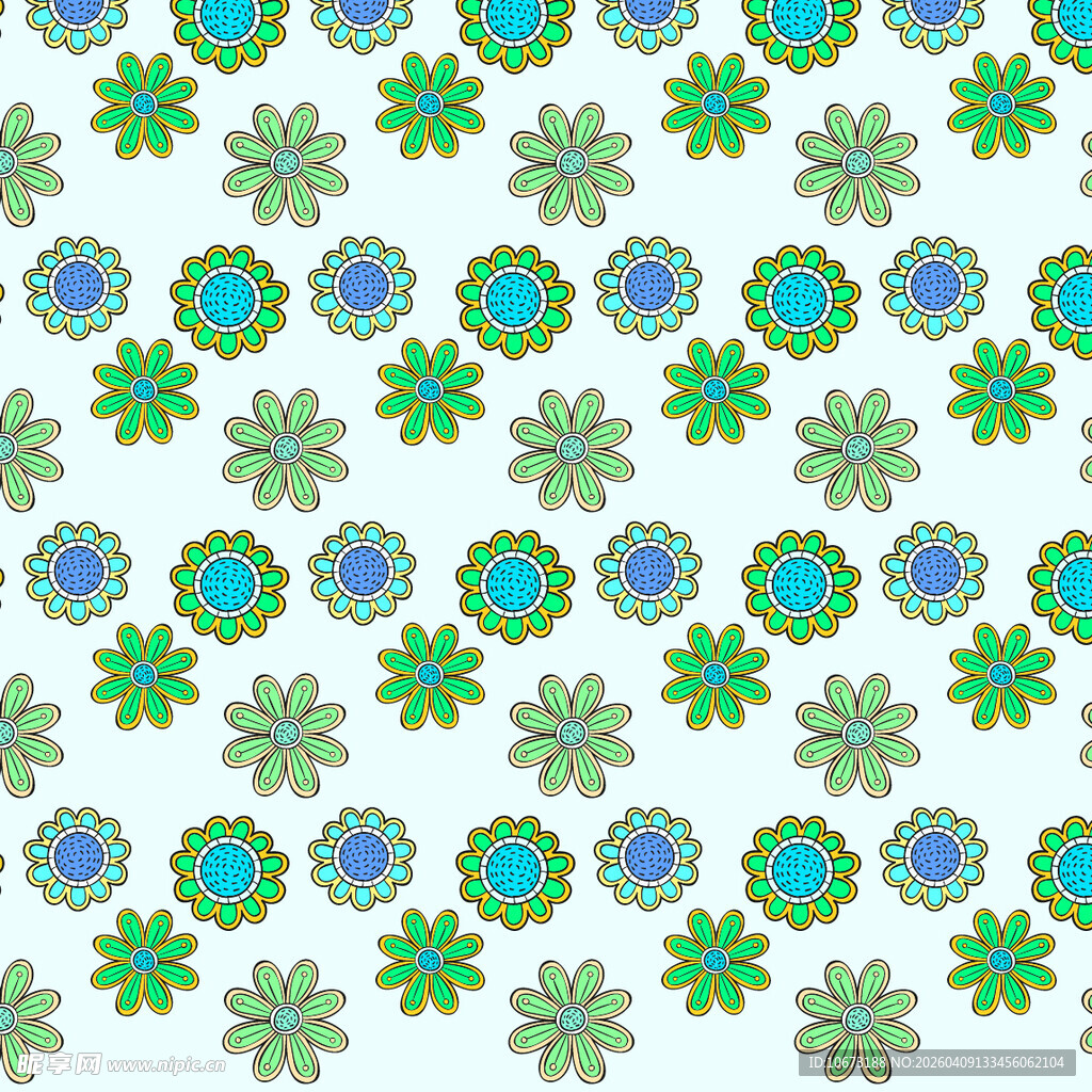 花朵矢量图背景