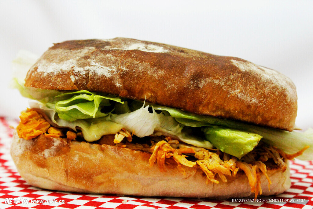 美味蔬菜三明治