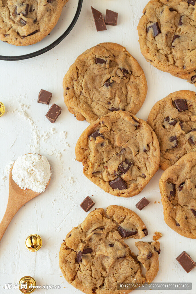 美味巧克力曲奇饼干展示