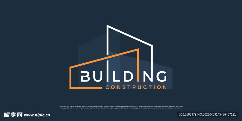 现代建筑创意标志设计