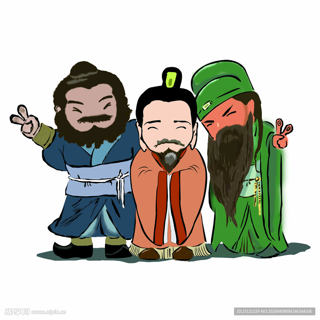 卡通三国 刘关张