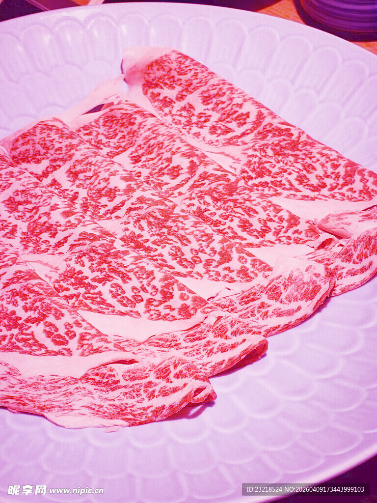 雪花牛肉